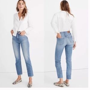 MADEWELL The Perfect Vintage Jean. Raw Hem.